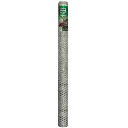GRILLTOWN 308444B 60 in. x 50 ft. Galvanized Poultry Netting GR2158142